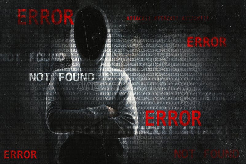 Hacking and criminal concept stock images