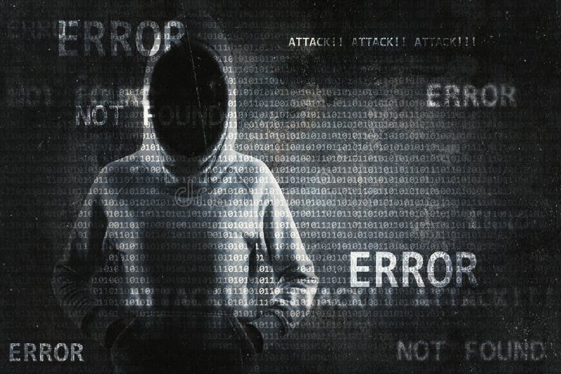 Hacking and phishing concept stock photos