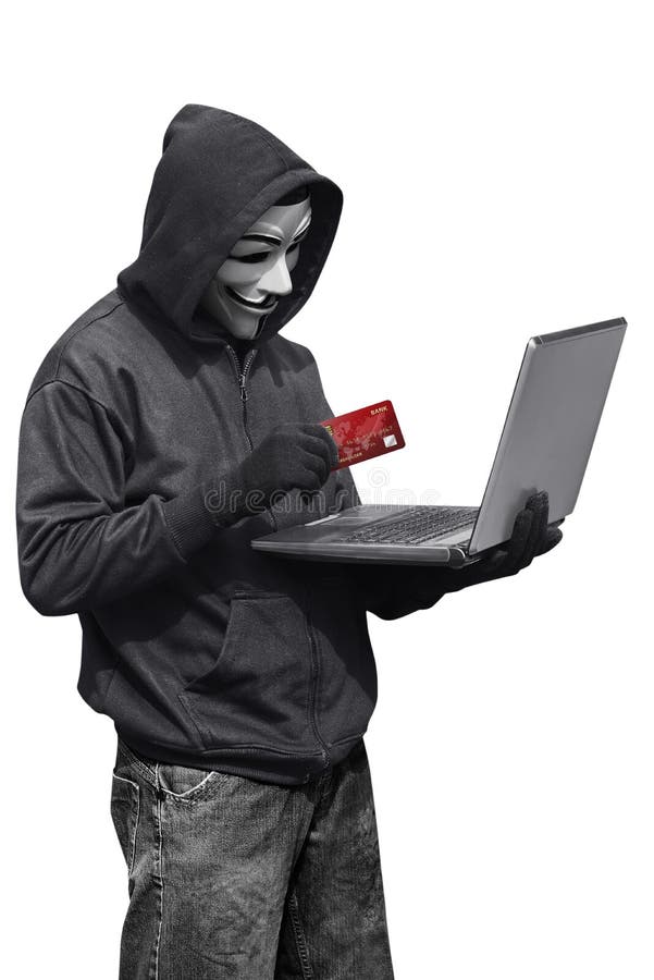 O Retrato De Dados Da Segurança Do Significado Do Hacker E Do Portátil  Corta a Rede Foto de Stock - Imagem de biscoito, identidade: 96586986