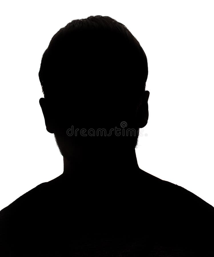 Person over white royalty free stock image