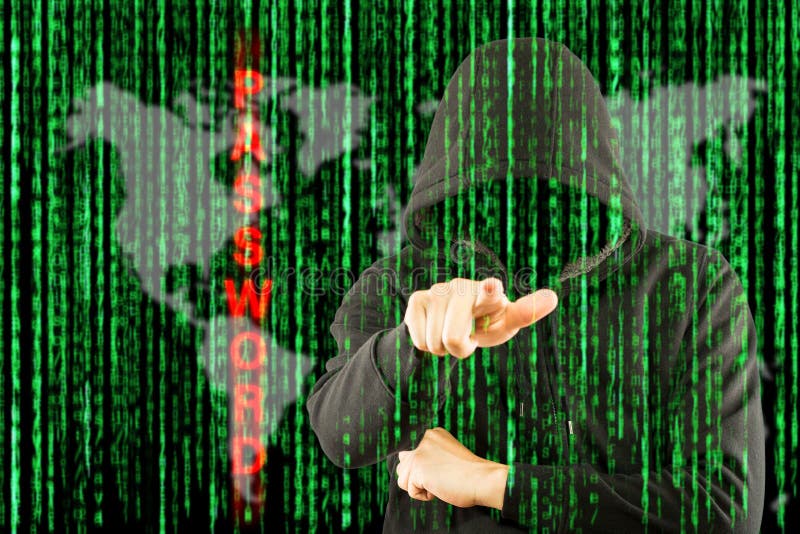 Hackers programmer look and search data royalty free stock photo Hackers programmer look and search data royalty free stock photo