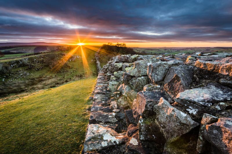 Hadrian`s Wall, Northumberland