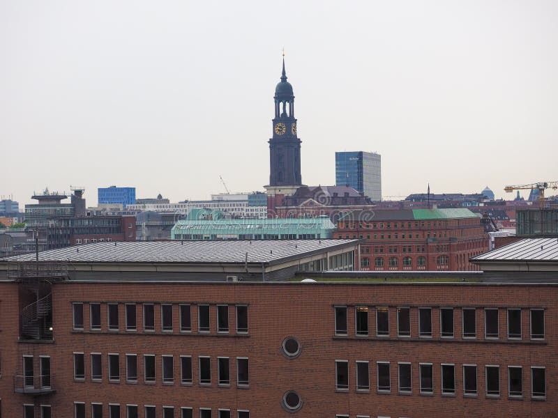Hafencity em Hamburgo imagens de stock royalty free