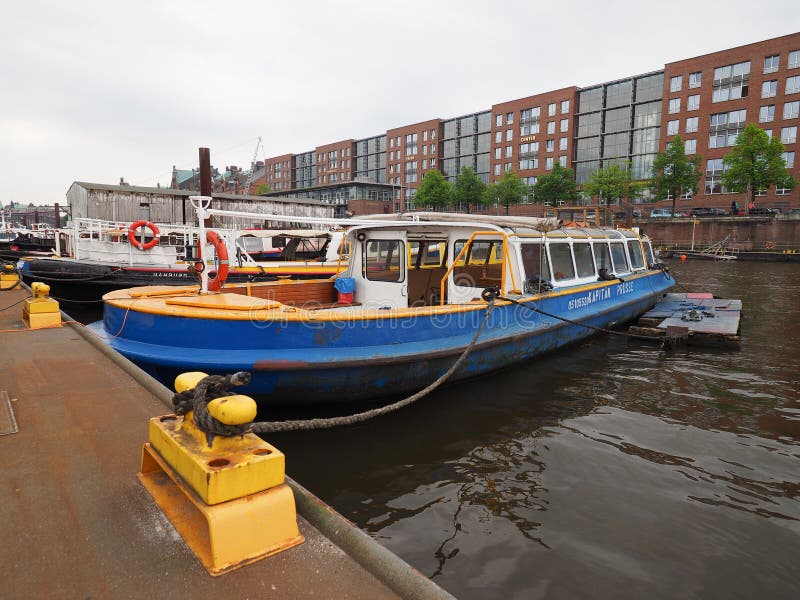 Hafencity em Hamburgo imagens de stock