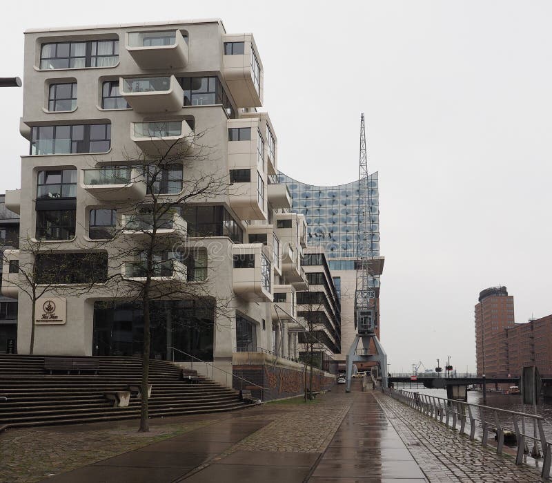Hafencity em Hamburgo imagem de stock royalty free