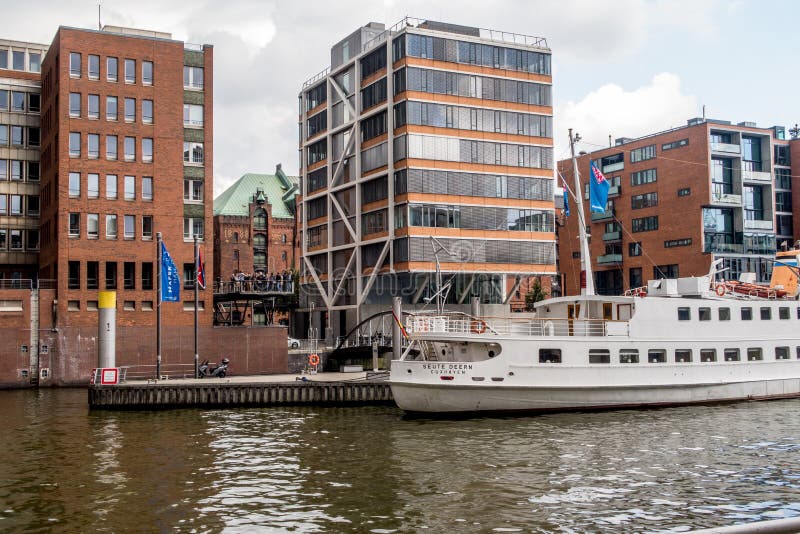 Hafencity Hamburgo foto de stock royalty free
