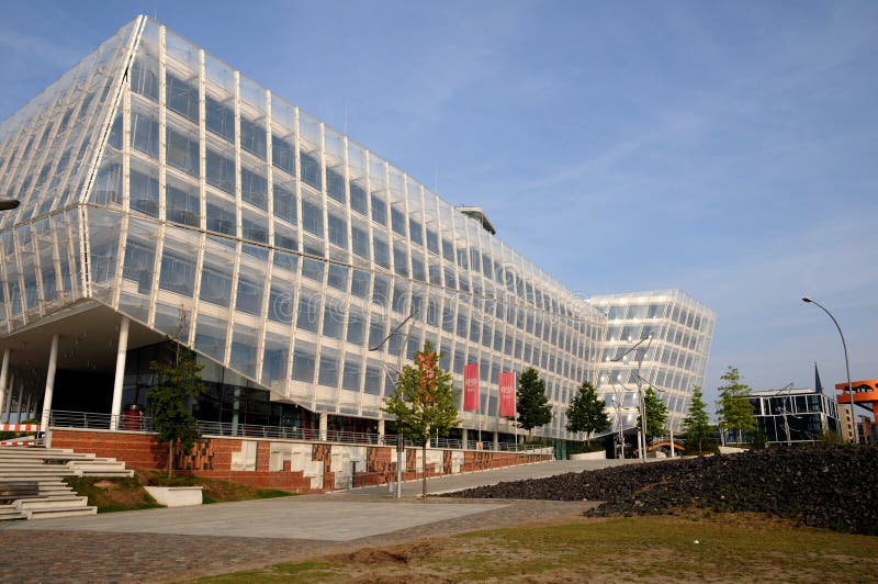 HafenCity Hamburgo fotografia de stock royalty free