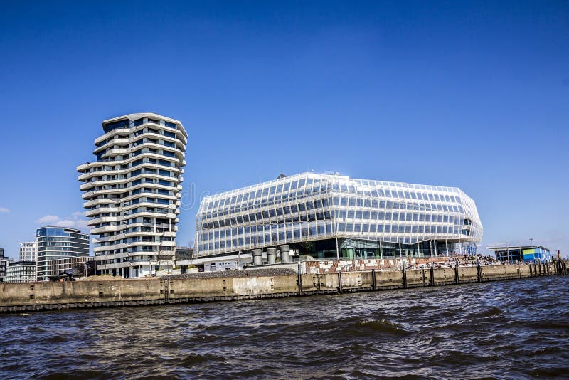 HafenCity, Hamburgo imagens de stock royalty free