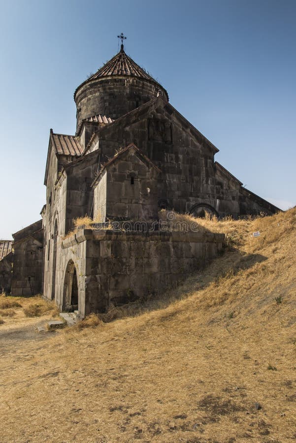 Haghpat Monastery, in Armenia, world heritage site by Unesco. Church of St. Nshan with the entrance to the book depository in the monastery complex Haghpat in Armenia. Haghpat Monastery, in Armenia, world heritage site by Unesco. Church of St. Nshan with the entrance to the book depository in the monastery complex Haghpat in Armenia