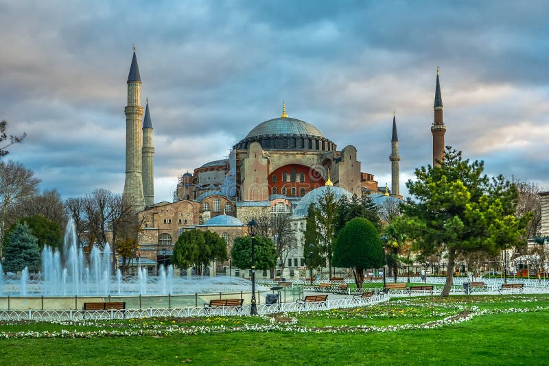 Hagia Sofia church in Istanbul, Constantinople, Turkey. Hagia Sofia church in Istanbul, Constantinople, Turkey