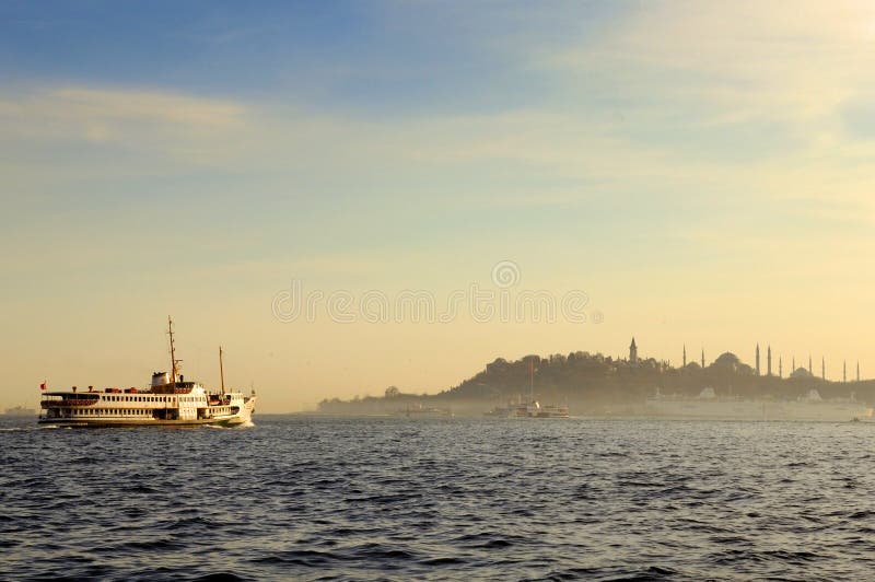 Hagia Sophia, Blue mosque and ferry