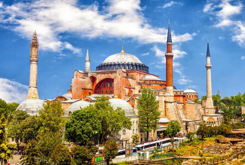 Hagia Sophia, precedente basilica patriarcale greco ortodossa immagini stock Hagia Sophia, precedente basilica patriarcale greco ortodossa immagini stock