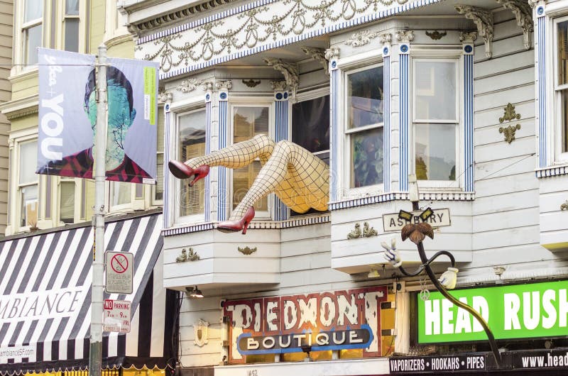 Haight Ashbury, San Fransisco fotografia stock Haight Ashbury, San Fransisco fotografia stock