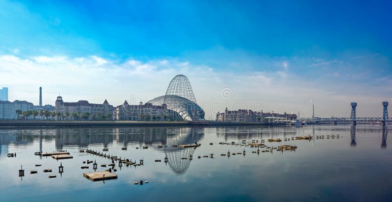 Haihe River embankment