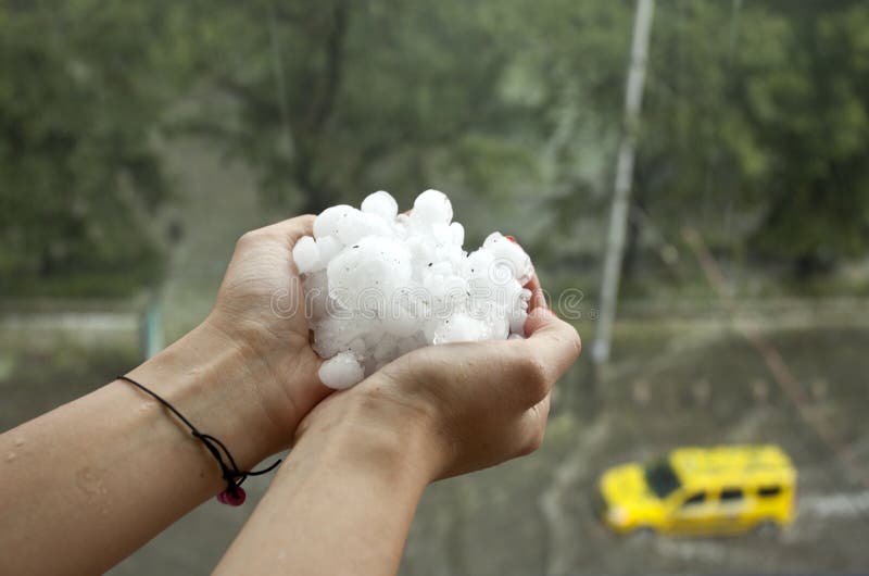 Hail Storm royalty free stock photos Hail Storm royalty free stock photos