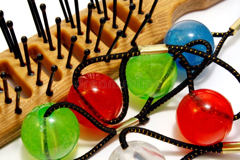 Hair bobbles stock image. Image of scrunchie, plastic 13194543