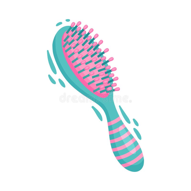 princess hair brush clipart