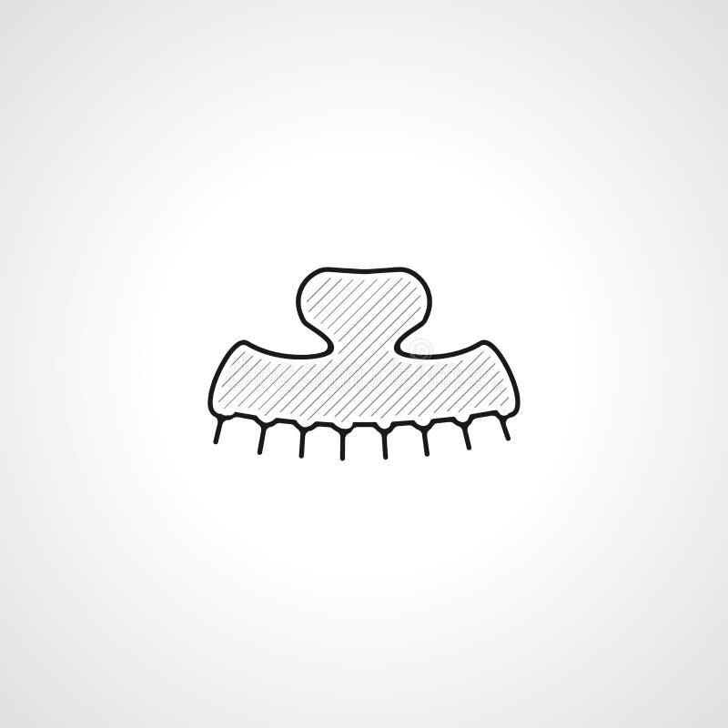 Color Illustration Icon for Catcher, Hair and Clutcher Stock