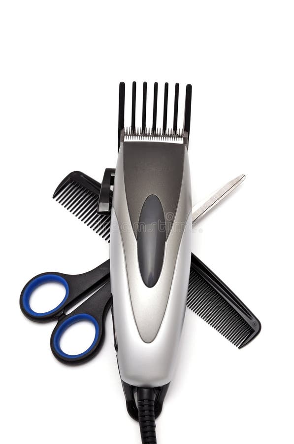 barber clippers and scissors