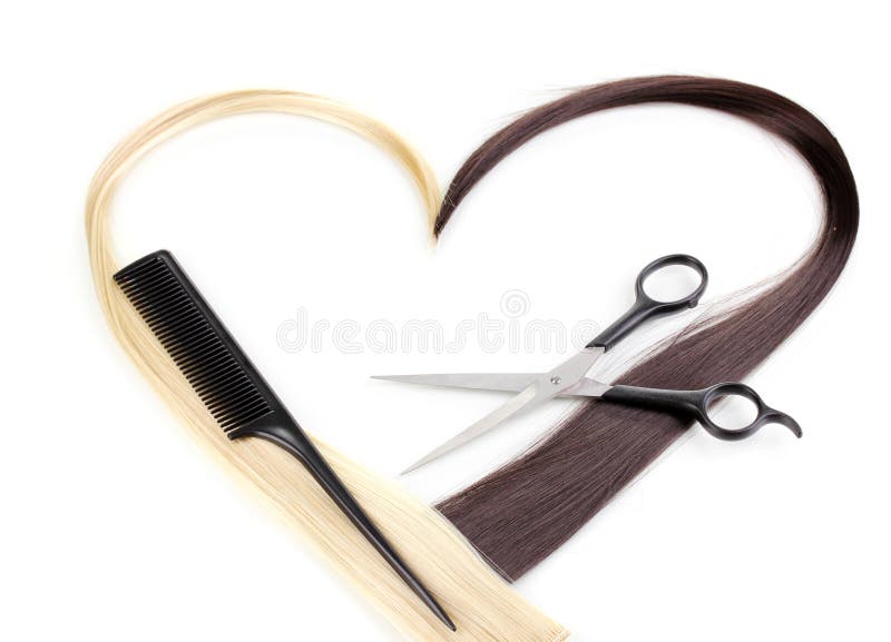 hair cutting shears and comb stock photo hair cutting shears and comb stock photo