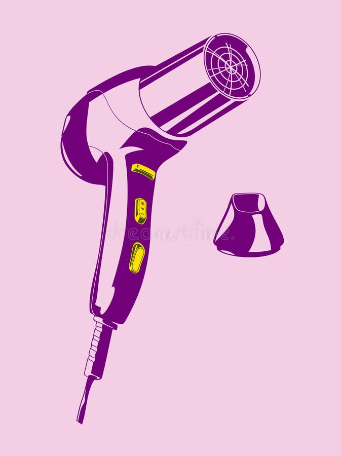 Hair-drier vector illustration