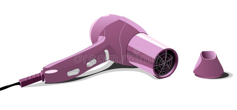 Hair-drier stock illustration