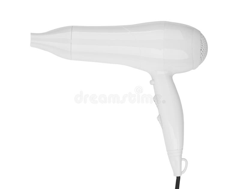 Hair dryer isolated