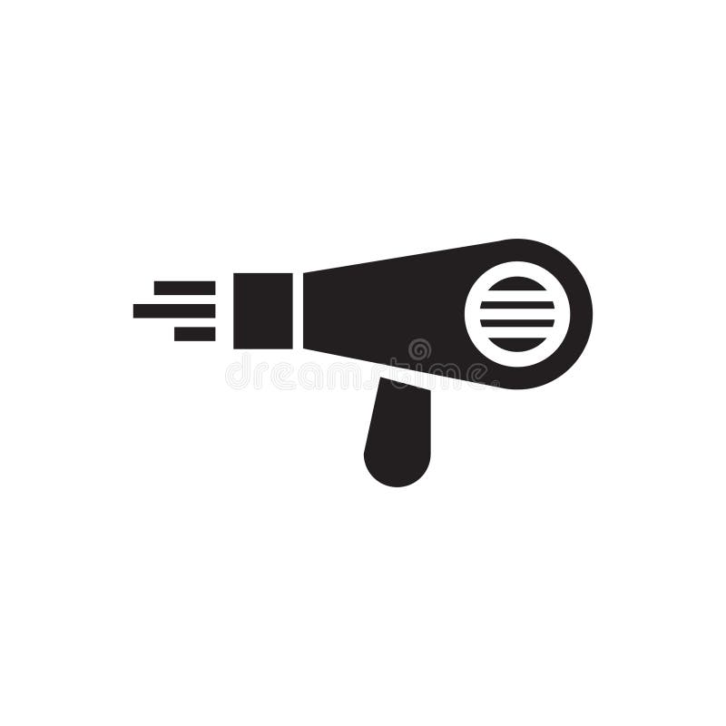 Hair Dryer Vector Icon Logo Design Stock Vector - Illustration of design, hairdryer: 193332977 Hair Dryer Vector Icon Logo Design Stock Vector - Illustration of design, hairdryer: 193332977