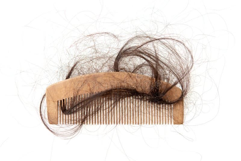 Hair fall and comb stock photo. Image of adult, black 141257354