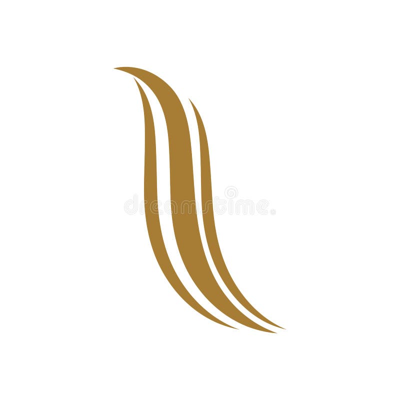 hair logo and symbol design vector template