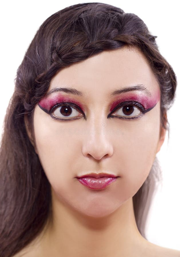 Hair and Make Up stock image. Image of color, face, hairstyle 33495037