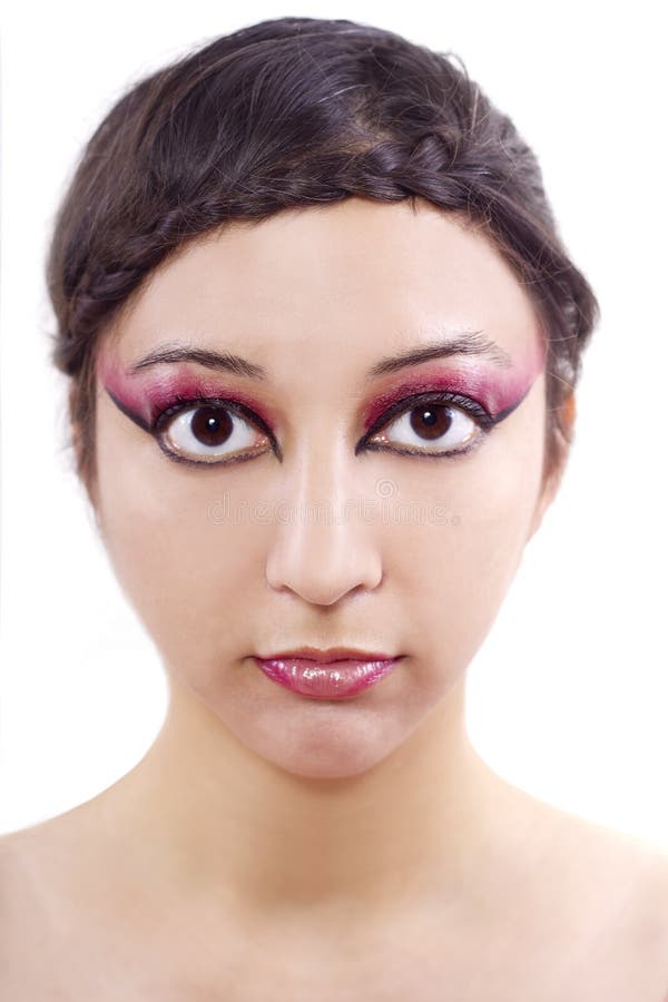 Hair and Make Up stock photo. Image of head, model, design 33495184