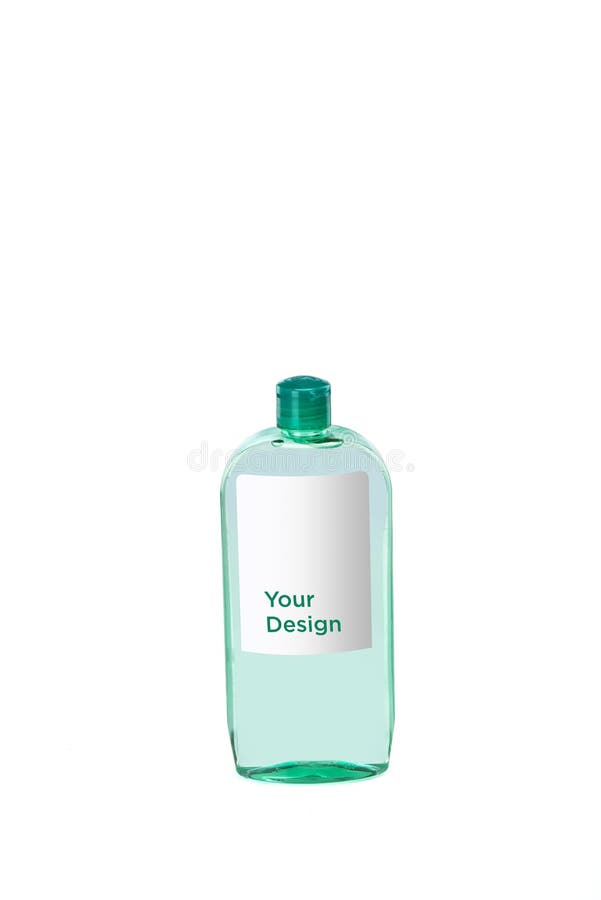 Download Hair Oil Bottle Mockup On White Background Stock Image ...