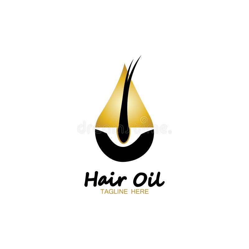 Hair Oil Essential Logo with Drop Oil and Hair Logo Symbol-vector Stock  Vector - Illustration of icon, isolated: 170961275