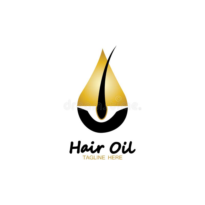 Hair Oil Essential Logo with Drop Oil and Hair Logo Symbol- Stock  Illustration - Illustration of aromatherapy, bottle: 170955934