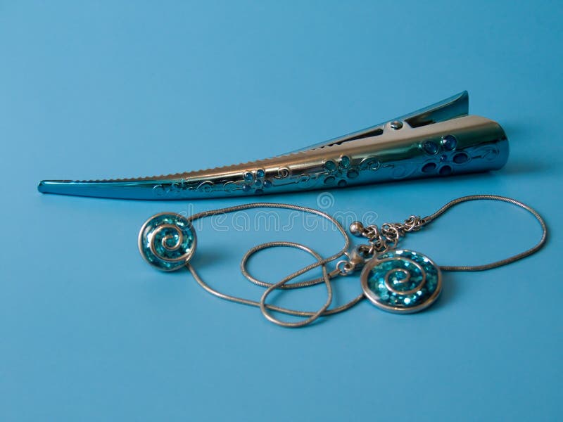 Hairpin with decoration stock image. Image of decoration 3433095