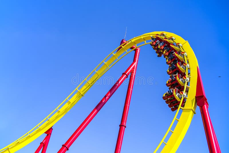 Roller coaster stock image. Image of attraction, kong - 21148025