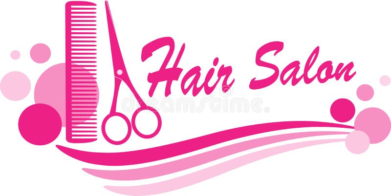 Hair Salon Sign with Scissors and Design Elements Stock Vector - Illustration of hair, haircut: 27031063 Hair Salon Sign with Scissors and Design Elements Stock Vector - Illustration of hair, haircut: 27031063