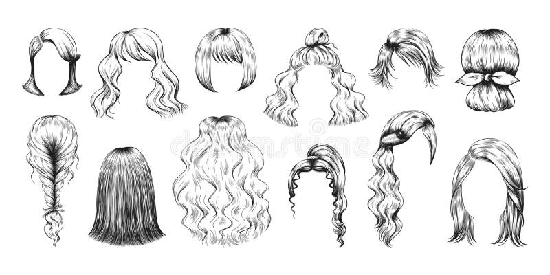 Ponytail Drawing Images – Browse 15,689 Stock Photos, Vectors, and Video |  Adobe Stock