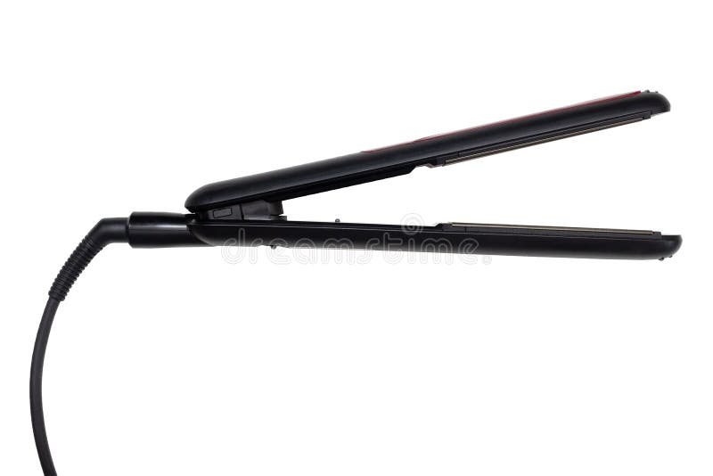 Hair Straightener, Isolated on a White Background. Electric Curling Iron Stock Photo - Image of beautician, home: 212410068 Hair Straightener, Isolated on a White Background. Electric Curling Iron Stock Photo - Image of beautician, home: 212410068