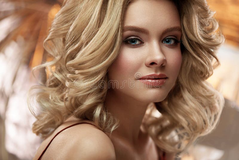 Hair Style and Makeup. Beautiful Blonde Woman with Volume Hair Stock Photo - Image of hair, face: 127201790 Hair Style and Makeup. Beautiful Blonde Woman with Volume Hair Stock Photo - Image of hair, face: 127201790