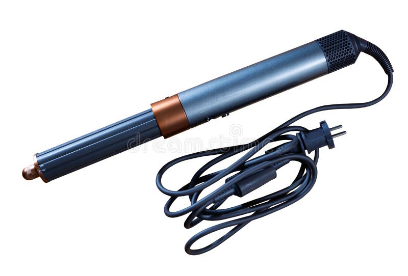 Hair styling tool for creating curls royalty free stock photo