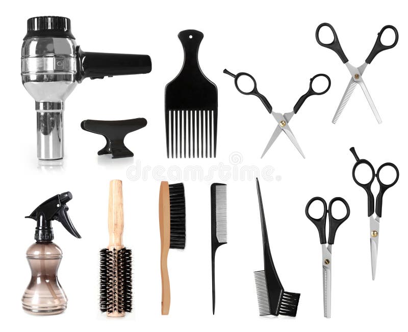 Hair styling tools stock image Image of cosmetics hair Hair styling tools stock image Image of cosmetics hair