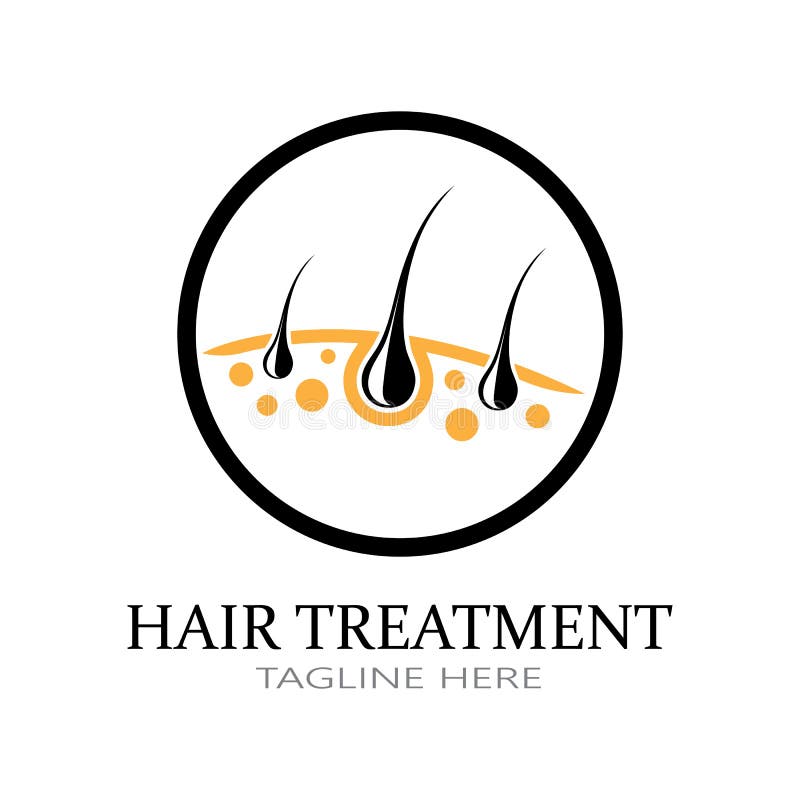 Hair Treatment Logo Removal Logo Vector Image Design Illustration Stock ...