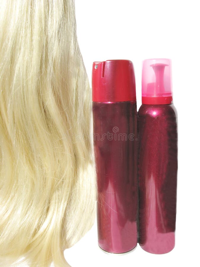 Hair wave mousse and spray for making coiffure