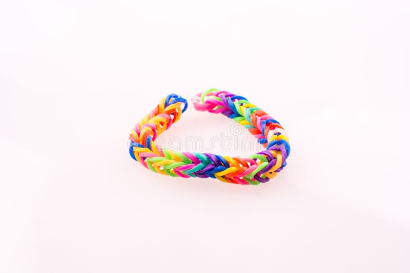 Hairclips de borracha conectou imagem de stock Hairclips de borracha conectou imagem de stock