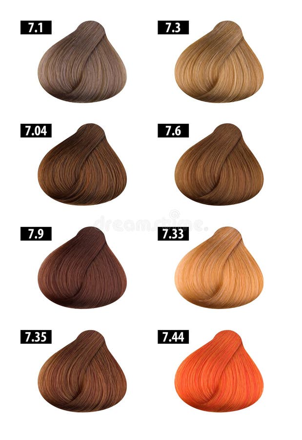 Brown Hair Shades Chart