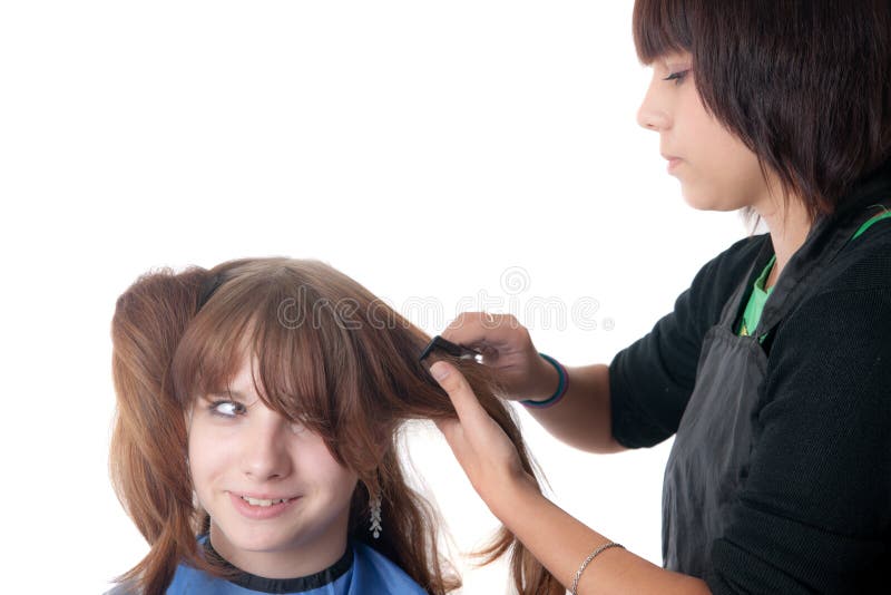 The hairdresser stock image. Image of hairdresser, care 16268641