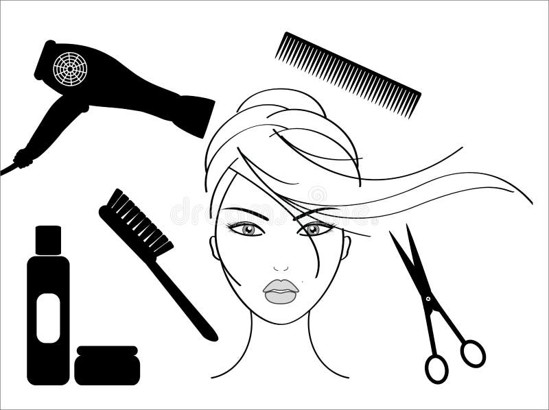 Hairdressing Stock Illustrations 14 047 Hairdressing Stock