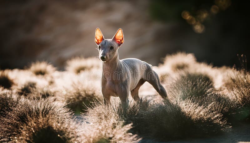 Peruvian Hairless royalty free illustration